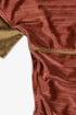 Reversible velvet jacket with contrast pleated details