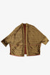 Reversible velvet jacket with contrast pleated details