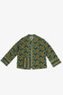 Printed quilted cotton jacket with patch pocket