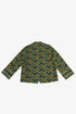 Printed quilted cotton jacket with patch pocket