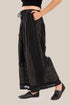 Wide leg pants with pleats