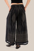 Wide leg pants with pleats