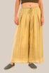 Wide leg pants with pleats