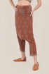 Jacquard harem pants