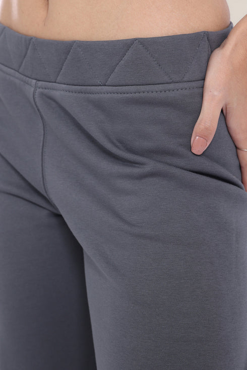 Cotton Milton pants with elastic waist