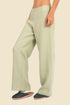 Wide leg pants in linen