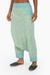 Harem pants in printed cotton with one side pocket
