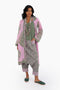 Harem pants in printed Egyptian cotton with one side pocket
