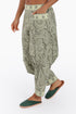 Harem printed pants with one pocket on the side