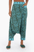 Harem printed pants with one pocket on the side