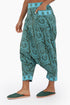Harem printed pants with one pocket on the side