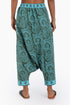 Harem printed pants with one pocket on the side