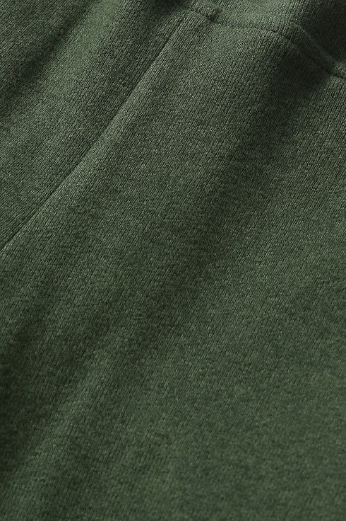 Pants in cashmere blend with elastic waistband