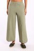 Pants in cashmere blend with elastic waistband