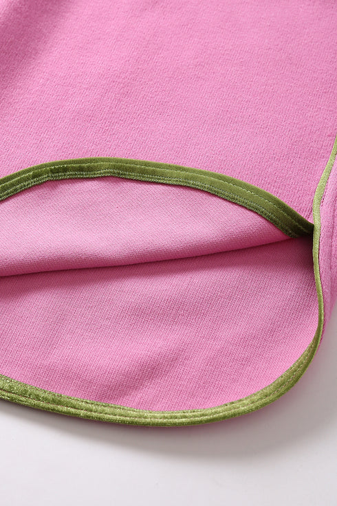 Pants in cashmere blend with elastic waistband