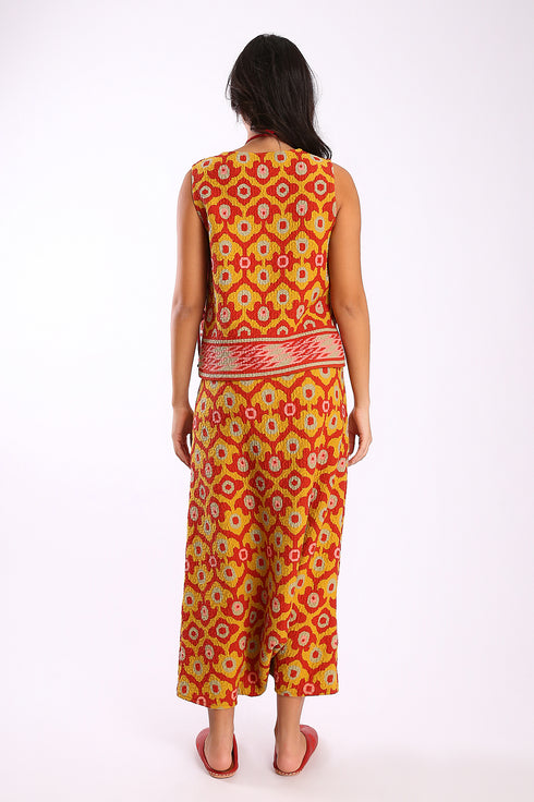 Harem pants with elastic waist and one front pocket