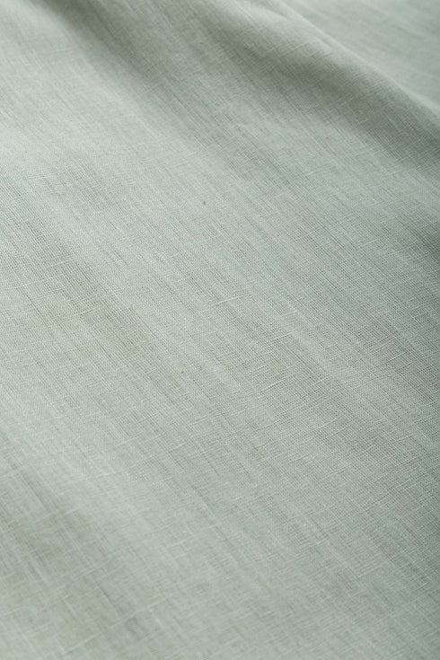 Lined Wide Leg pants in linen with elastic waistband