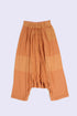 Harem pants in printed Egyptian cotton voile with patch pocket