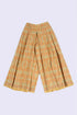 Wide leg pants in printed Egyptian cotton