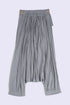 Harem pants in printed cotton voile with elastic on the back