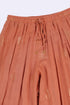 Printed cotton gauze wide leg pants with elastic waistband