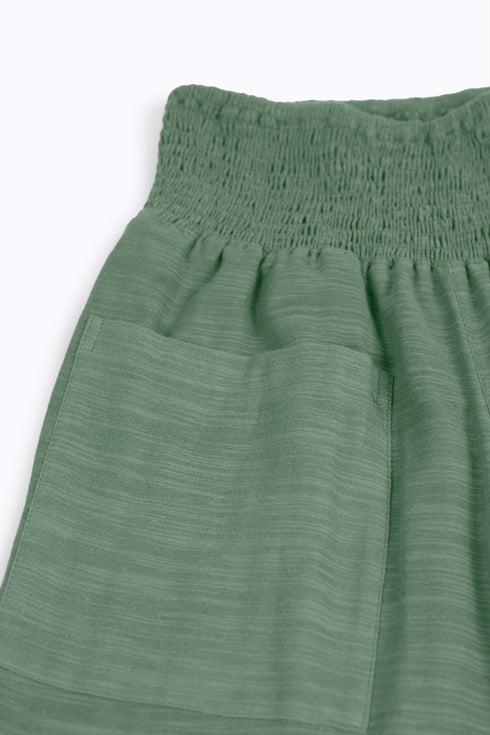 Flow wide leg pants in cotton