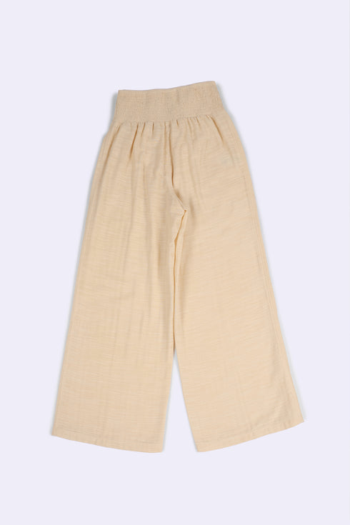 Flow wide leg pants in cotton
