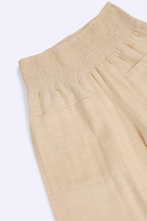 Flow wide leg pants in cotton