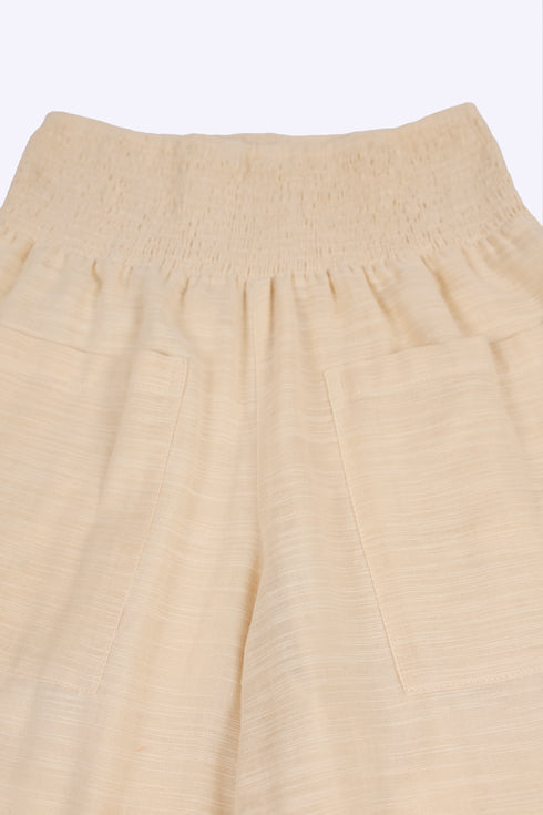 Flow wide leg pants in cotton