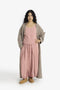 Balloon pants with pleats and drawstring waist