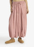 Balloon pants with pleats and drawstring waist