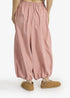 Balloon pants with pleats and drawstring waist