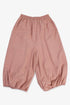 Balloon pants with pleats and drawstring waist