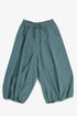 Balloon pants with pleats and drawstring waist