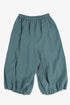 Balloon pants with pleats and drawstring waist