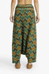 Printed quilted harem pants with side pocket