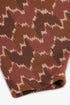 Printed quilted harem pants with side pocket