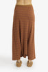 Patterned jacquard harem pants with front pleat