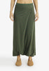 Patterned jacquard harem pants with front pleat