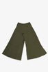 Ribbed wide-leg pants with drawstring waist