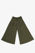 Ribbed wide-leg pants with drawstring waist