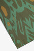 Printed Egyptian cotton wide-leg pants with pockets