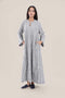 Wide sleeves long jellabiya dress