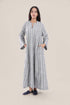 Wide sleeves long jellabiya dress