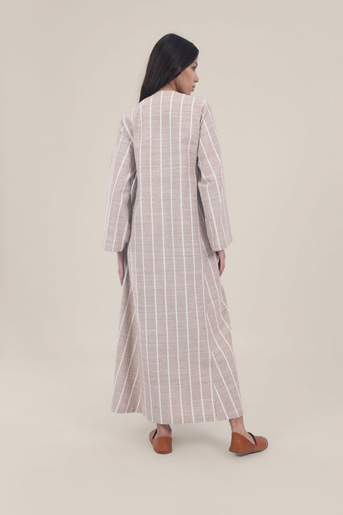 Wide sleeves long jellabiya dress
