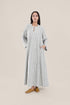 Wide sleeves long jellabiya dress