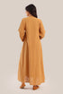 Embroidered Long jellabiya dress with pockets