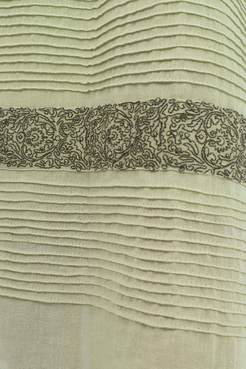 Long dress in cotton gauze with adjustable thin straps