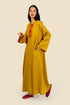 Embroidery long sleeves jellabiya dress
