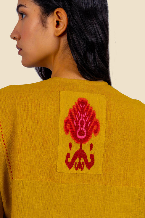 Embroidery long sleeves jellabiya dress